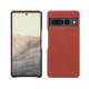 Coque cuir Google Pixel 7 Pro - Arange clouquié ( Pantone #D33108 )