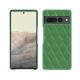 レザーケース Google Pixel 7 Pro - Vert fluo - Couture ( Pantone #00ab5f ) 