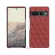 Capa em pele Google Pixel 7 Pro - Cerise vintage - Couture ( Pantone #a6302e ) 