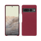 Coque cuir Google Pixel 7 Pro - Rouge passion ( Pantone #a6192e ) 