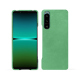 硬质真皮保护套 Sony Xperia 5 IV - Menthe vintage ( Pantone #37b375 ) 