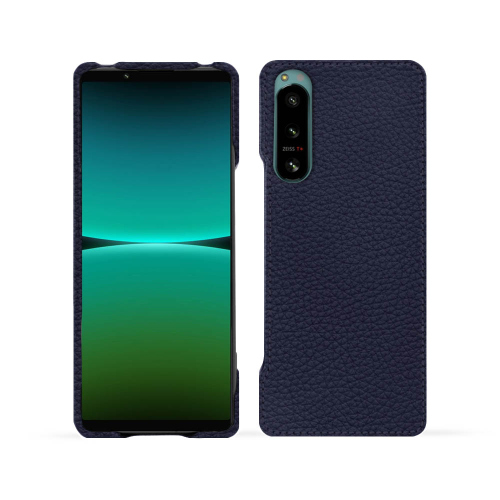 Capa traseira em couro com estilo para Sony Xperia IVCobalt ( Pantone #2b253f ) 