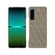 Capa em pele Sony Xperia 5 IV - Darboun sabla - Couture ( Pantone #BCB1A1 )