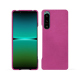 Coque cuir Sony Xperia 5 IV - Rose BB ( Pantone #DB599F )