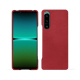 硬质真皮保护套 Sony Xperia 5 IV - Rouge troupelenc ( Pantone #AB191A )