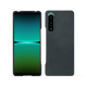 Coque cuir Sony Xperia 5 IV - Blu marino ( Pantone #14181D )