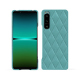 Lederschutzhülle Sony Xperia 5 IV - Bleu fluo - Couture
