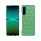 Lederschutzhülle Sony Xperia 5 IV - Menthe vintage - Couture ( Pantone #37b375 ) 