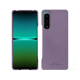 Coque cuir Sony Xperia 5 IV - Lilas PU ( Pantone #b9a3e3 )