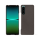Custodia in pelle Sony Xperia 5 IV - Gris Veggie ( Pantone #5e514d ) 