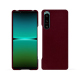 Capa em pele Sony Xperia 5 IV - Rouge Veggie ( Pantone #862633 ) 