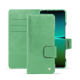 Capa em pele Sony Xperia 5 IV - Menthe vintage ( Pantone #37b375 ) 