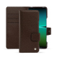 Sony Xperia 5 IV leather case - Châtaigne ( Pantone #1b1107 ) 