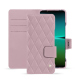Custodia in pelle Sony Xperia 5 IV - Rose - Couture ( Nappa - Pantone #efbae1 ) 