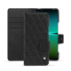 Custodia in pelle Sony Xperia 5 IV - Ebène - Couture ( Noir / Black ) 