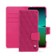 Lederschutzhülle Sony Xperia 5 IV - Rose fluo - Couture ( Pantone #ff16b4 ) 