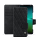 Custodia in pelle Sony Xperia 5 IV - Dark vintage - Couture ( Pantone #050505 ) 