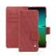 Sony Xperia 5 IV leather case - Cerise vintage - Couture ( Pantone #a6302e ) 