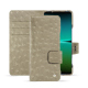 Funda de piel Sony Xperia 5 IV - Autruche desert ( Pantone #A39382 ) 