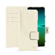 Housse cuir Sony Xperia 5 IV - Crocodile milk ( Pantone #d6d2c4 ) 