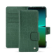 Capa em pele Sony Xperia 5 IV - Crocodile pino ( Pantone #173F35 ) 