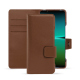 Housse cuir Sony Xperia 5 IV - Marron PU ( Pantone #8B4720 )