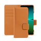 가죽 커버 Sony Xperia 5 IV - Orange PU ( Pantone #ff9351 )