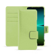 Housse cuir Sony Xperia 5 IV - Vert olive PU ( Pantone #a7c58e )
