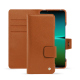 Custodia in pelle Sony Xperia 5 IV - Orange vibrant ( Pantone #e36b39 ) 