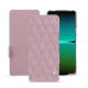 Custodia in pelle Sony Xperia 5 IV - Rose - Couture ( Nappa - Pantone #efbae1 ) 