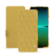 Lederschutzhülle Sony Xperia 5 IV - Mimosa - Couture ( Pantone #b39437 ) 