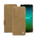 Capa em pele Sony Xperia 5 IV - Sable vintage ( Pantone #9b7340 ) 