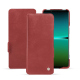 Custodia in pelle Sony Xperia 5 IV - Cerise vintage ( Pantone #a6302e ) 