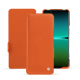 Capa em pele Sony Xperia 5 IV - Orange fluo ( Pantone #ff5406 ) 
