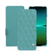 Lederschutzhülle Sony Xperia 5 IV - Bleu fluo - Couture