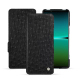 가죽 커버 Sony Xperia 5 IV - Autruche nero ( Noir / Black) 