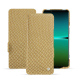 Custodia in pelle Sony Xperia 5 IV - Serpent sabbia ( Pantone #D2BA92 )