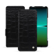 Lederschutzhülle Sony Xperia 5 IV - Crocodile nero ( Noir / Black) 