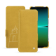 Lederschutzhülle Sony Xperia 5 IV - Jaune soulèu ( Pantone #F3B934 )