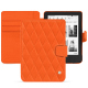Kobo Clara 2E leather case - Orange fluo - Couture ( Pantone #ff5406 ) 