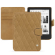 Lederschutzhülle Kobo Clara 2E - Sable vintage - Couture ( Pantone #9b7340 ) 