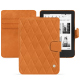Kobo Clara 2E leather case - Mandarine vintage - Couture ( Pantone #d47231 ) 