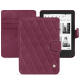Kobo Clara 2E leather case - Prune vintage - Couture ( Pantone #612434 ) 