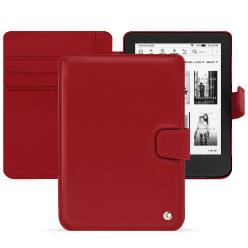 Kobo Clara 2E电子阅读器的Haute Couture封面Rouge ( Nappa - Pantone #d50032 ) 