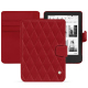 Funda de piel Kobo Clara 2E - Rouge - Couture ( Nappa - Pantone #d50032 ) 