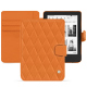 가죽 커버 Kobo Clara 2E - Orange - Couture ( Nappa - Pantone #ff9351 ) 