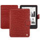 Funda de piel Kobo Clara 2E - Autruche ciliegia ( Pantone #a4343a ) 