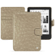 Capa em pele Kobo Clara 2E - Autruche desert ( Pantone #A39382 ) 