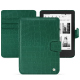 Kobo Clara 2E leather case - Crocodile pino ( Pantone #173F35 ) 