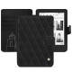 Kobo Clara 2E leather case - Negre poudro - Couture ( Pantone #111212 )